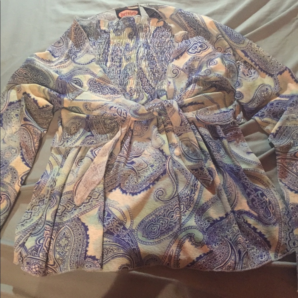 Top with cute cover up